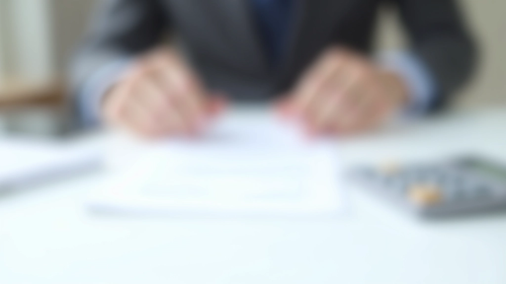 Versicherungsdokument mit Stift und Berechnungen auf einem Schreibtisch